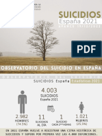 Observatorio Del Suicidio en España 2021 - Avance 19-12-2022