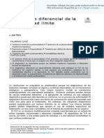 Diagnóstico Diferencial en Trastorno Limite de La Personalidad Es