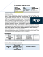 Planificación Anual de Primer Grado