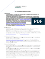 Policy On Insurance For MSUCOM Students PDF