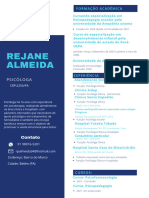 Currículo Rejane Almeida
