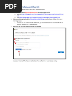 Configuración de MFA en Office 365 | PDF | Autenticación | Microsoft