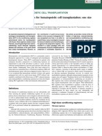 Gyurkocza-Conditioning Regimens For Hematopoietic Cell Transplantation-One Size Does Not Fit All