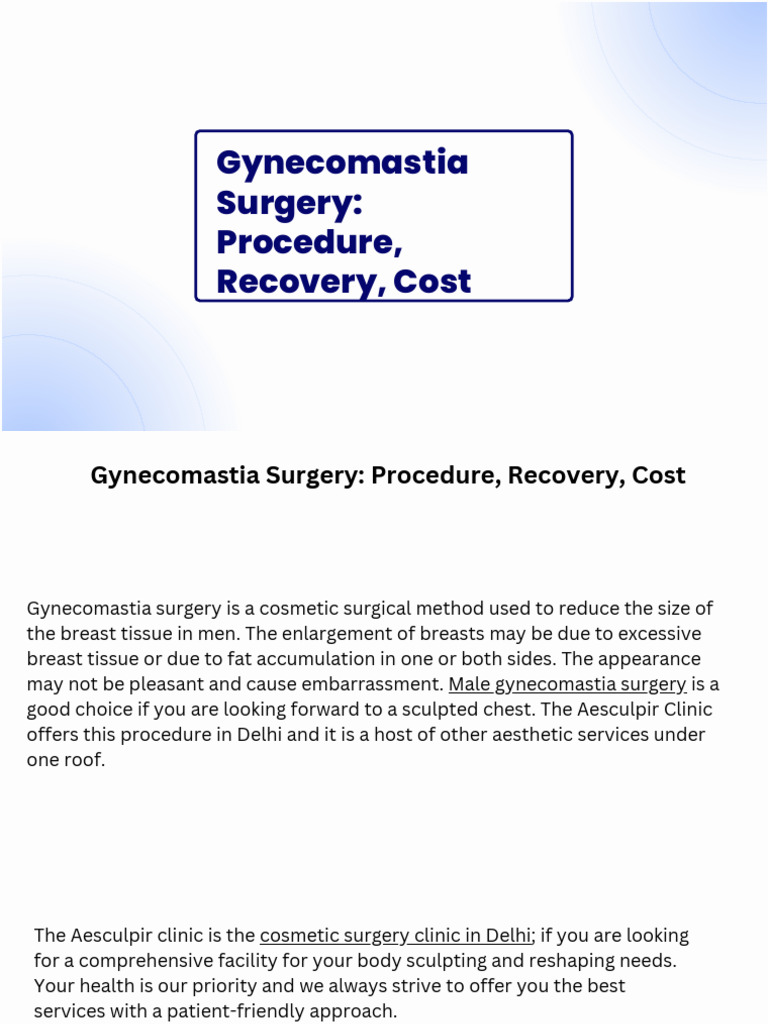 Surgery Procedure, Recovery, Cost PDF