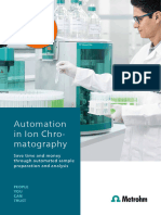 Automation in Ion Chro-Matography: Metrohm Means Spectroscopy!