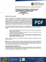 Instrumento de Evaluación Primer Corte Antropología