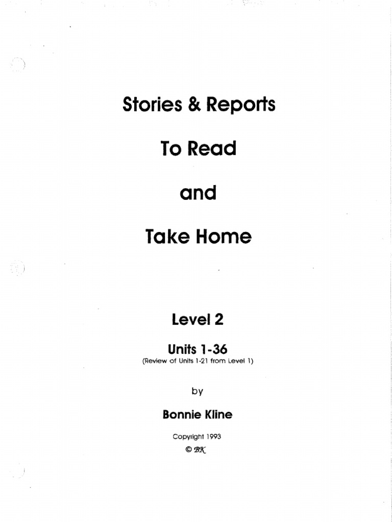 Bonnie kline level 2 units 1 36 pdf