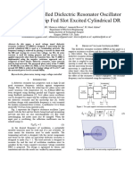 Voltage Controlled Dielectric Resonator Oscillator Using Microst 2017