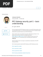 RFC Gateway Security, Part 1 - Basic Understanding - SAP Blogs