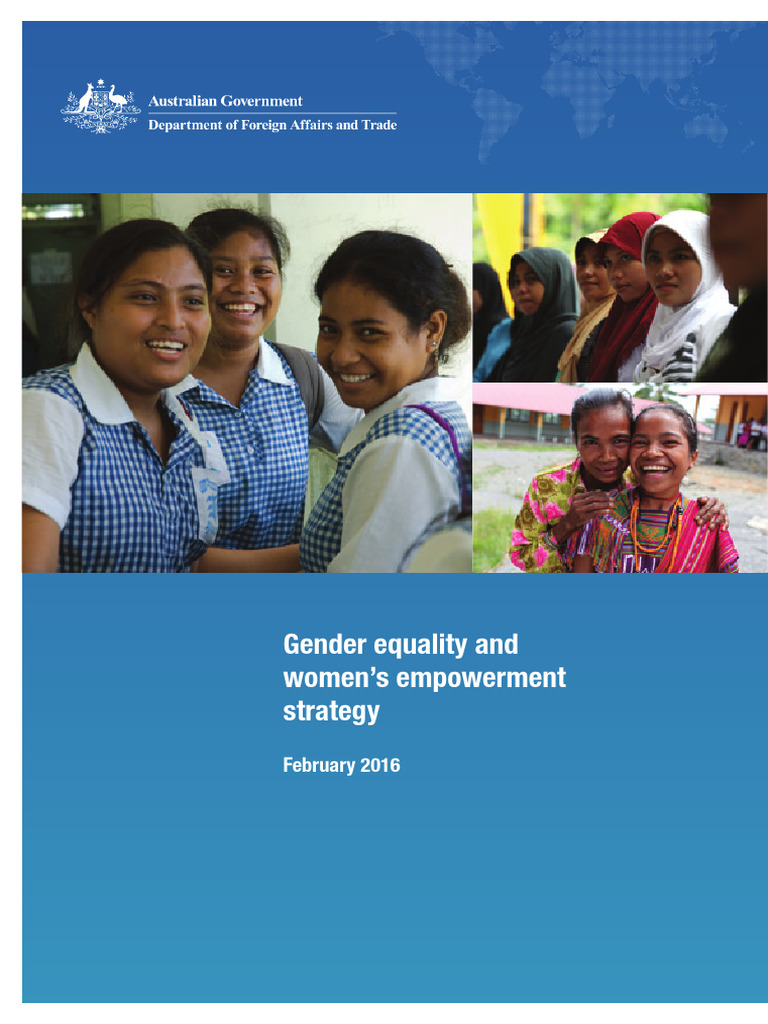 DFAT Gender Equality Strategy 2016 | PDF | Gender Studies | Gender Equality