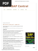 SAP ABAP Central - RFC Gateway Security, Part 2 - Reginfo ACL