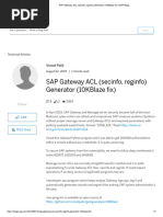 SAP Gateway ACL (Secinfo, Reginfo) Generator (10KBlaze Fix) - SAP Blogs