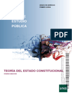 Guía de Estudio Pública: Teoría Del Estado Constitucional