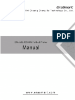 UV Printer (A3L) - 1390 Manual