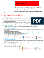 Les Lentilles Minces