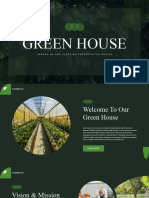 Green Natural Green House Presentation