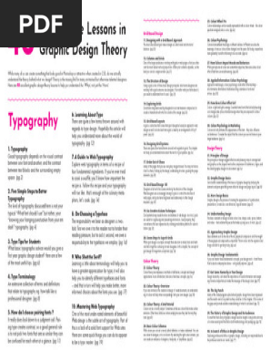 40 Totally Free Lessons In Graphic Design