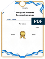 Diploma de Participacion