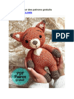 Renard Amigurumi PDF Modele Gratuit