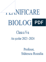 2 Planificare Biologie Clasa V