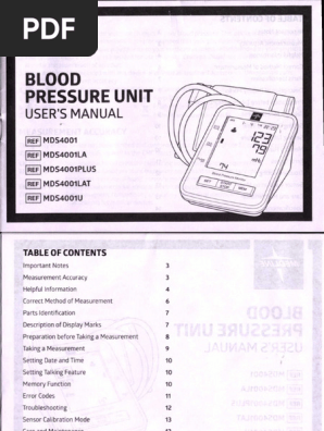 Blood Pressure User's Manual