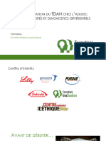 Cahier Du Participant L'évaluation Du TDAH Chez L'adulte WEB Formations Innovation