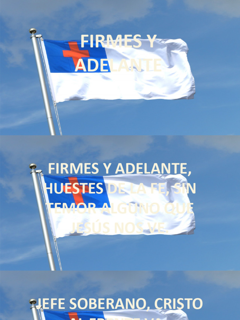 Himno Firmes y Adelante | PDF