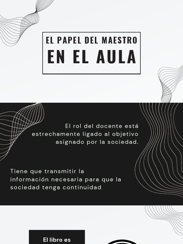 El Papel Del Maestro en El Aula | PDF | Enseñando | Maestros