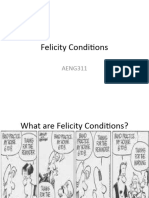 AENG311 Felicity Conditions