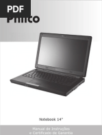 Manual e Certificado de Garantia Philco