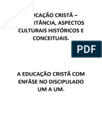 Aula 02 - Apostila - Educação Cristã - A Enfase Do Discipulado