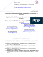 Dialnet-LasNormativasEnElLaboratorioClinico - Seminario 1