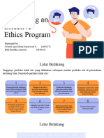 Kelompok 5 PPT ETBIS - Developing An Effective Ethics Program