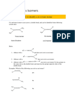 Cis and Trans Isomers