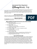 2024 Disney Trip Basic Information