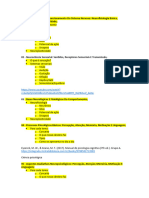 Pontos importantes de cada tema