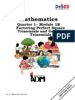 Math8 q1 Mod1b Factoring Perfect Square and General Trinomials v2