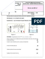 Devoir 1 Modele 6 Physique Chimie TC Semestre 2 1