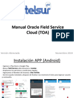 Manual APP TOA - Técnicos