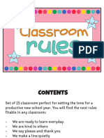 Classroom Rules Free