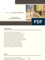 19th Century Poetry - Ozymandias