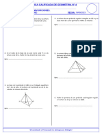 Practica Calificada 4 - Tema Piramide y Cono - Geometria - 4to Sec