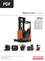 Toyota ReachTruck Reflex RESeries RRE140H-HE-250H-HE