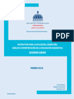 Evaluación Diagnóstica 2do. Grado Actualizada 230922