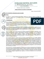 Resolución de Alcaldía #132-2023 MDO-A - COEL OLMOS