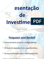 Apresentação de Investimento