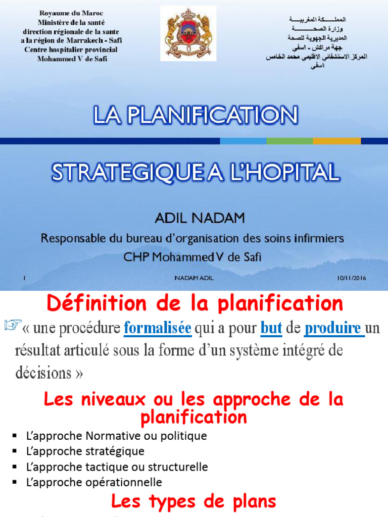 Définition et Approches de la Planification | PDF | Affaires