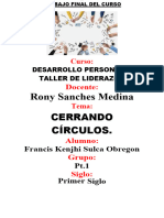 Trabajo Final de Desarrollo Personal de Taller de Liderazgo