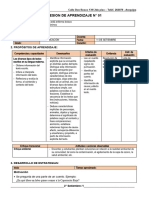 2° Grado - Sesiones Del 11 Al 15 de Setiembre