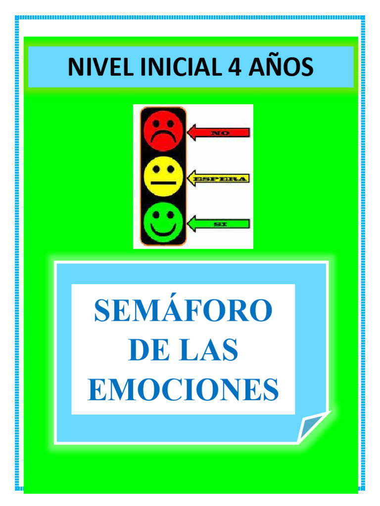 05 Mayo - Inicial 4 Años | PDF | Las emociones | Aprendizaje